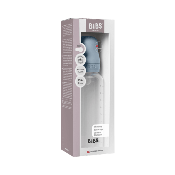 Set Biberon Anticolici Bibs, 270ml Silicon
