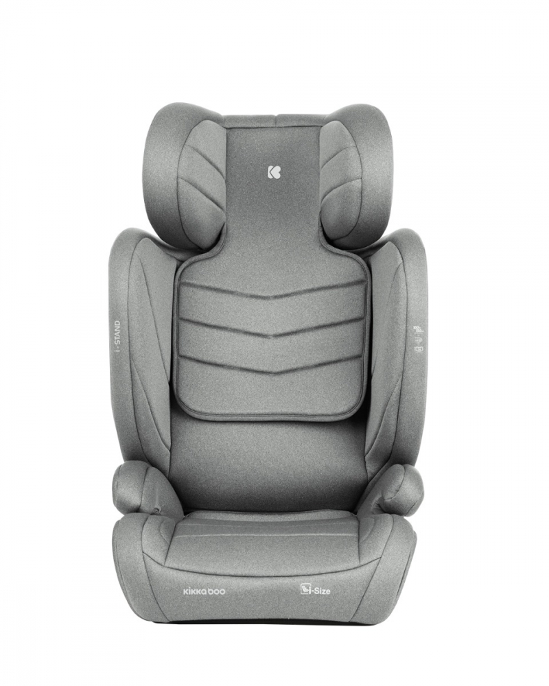 Scaun Auto KikkaBoo i-Stand Isofix, Gri - imagine 2