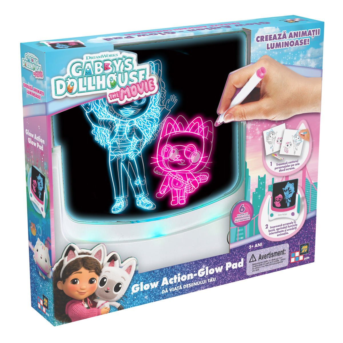 Glow Pad Gabby's Dollhouse - Animatii Luminoase