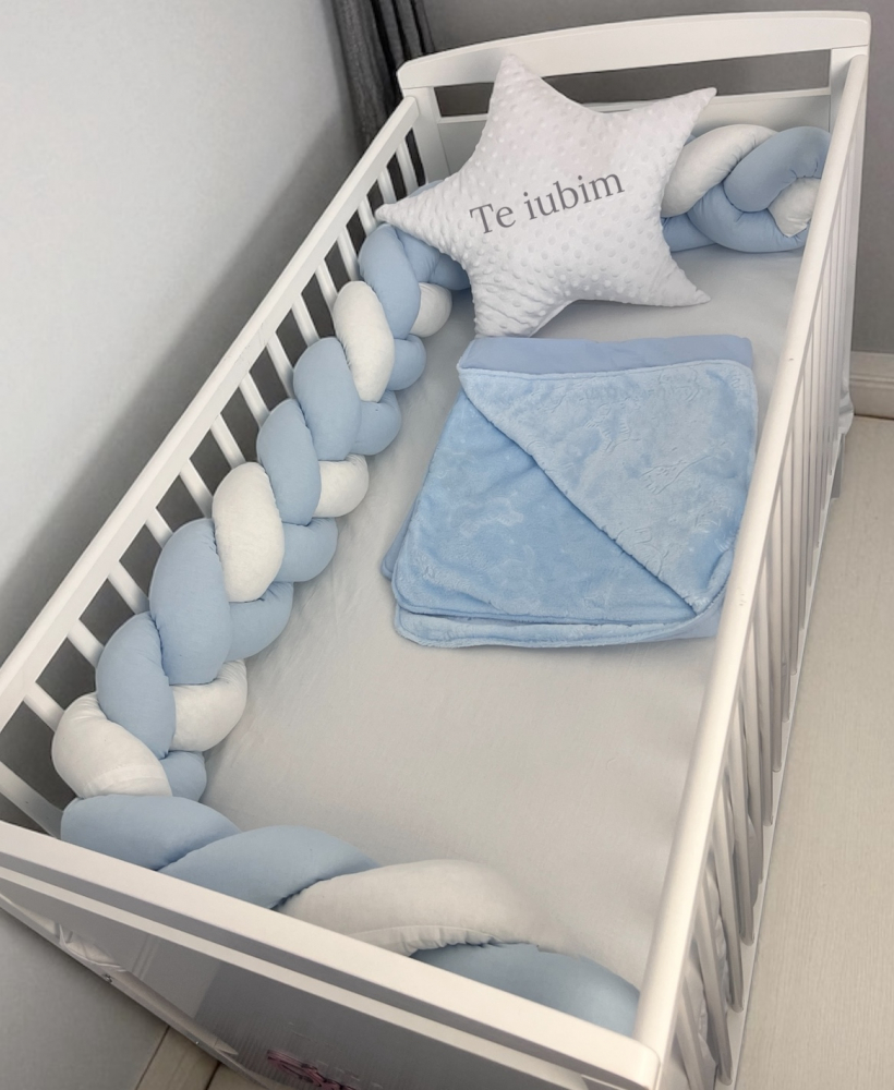 Lenjerie bebe Deseda cu aparatoare 3 ply, 240cm