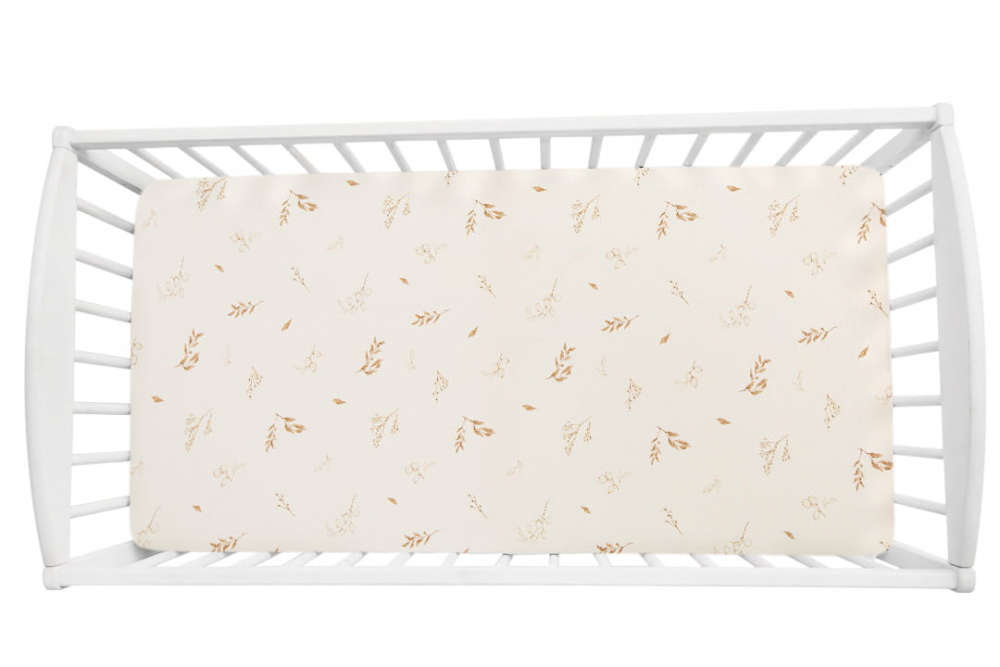 Cearceaf bumbac elastic Nor pufos 120x60cm - imagine 5