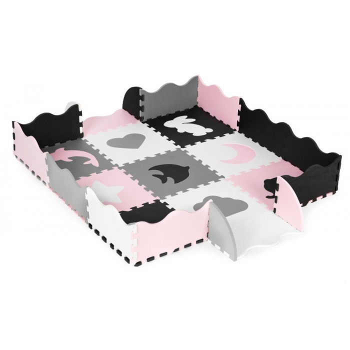 Salteluta puzzle Ecotoys cu pereti, 25 elem - imagine 8