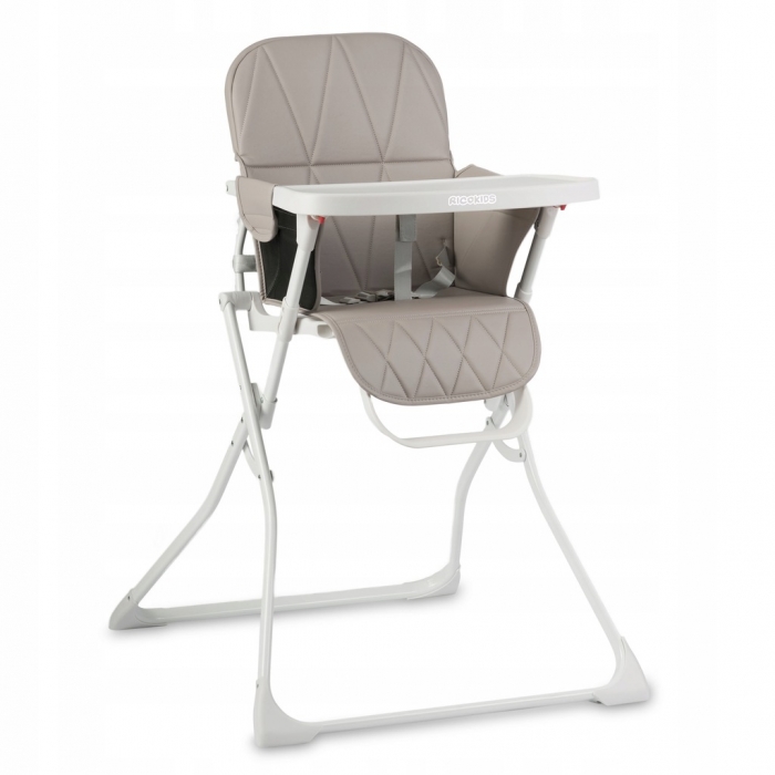 Scaun de masă Ricokids Nuco Alb/Gri, Siguranță și Design - imagine 8