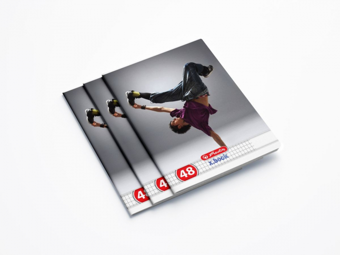 Caiet Matematică Herlitz A5, Dance, 48 file