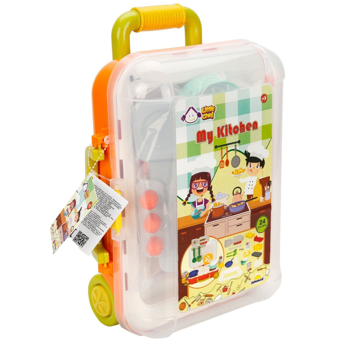 Set Ustensile Bucătărie Little Chef 24 Piese