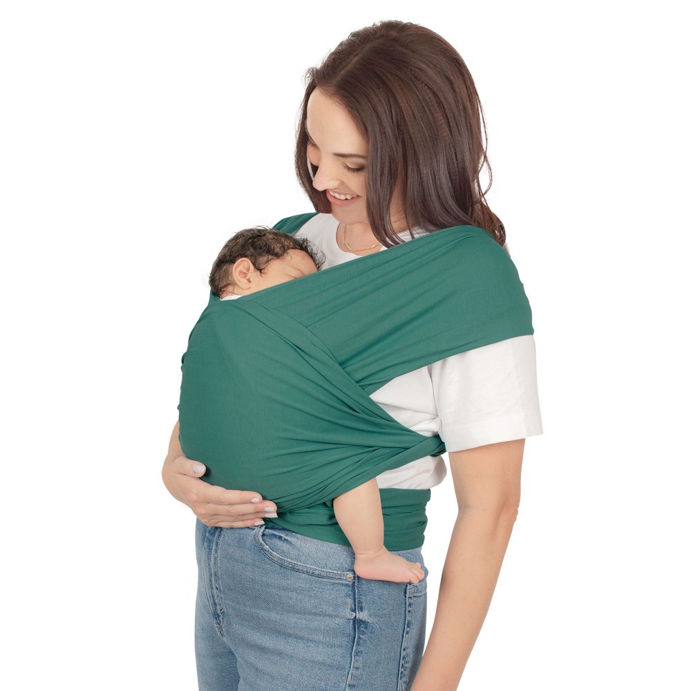 Wrap Turquoise Sevi Bebe, Elastic, 0-15 kg - imagine 4