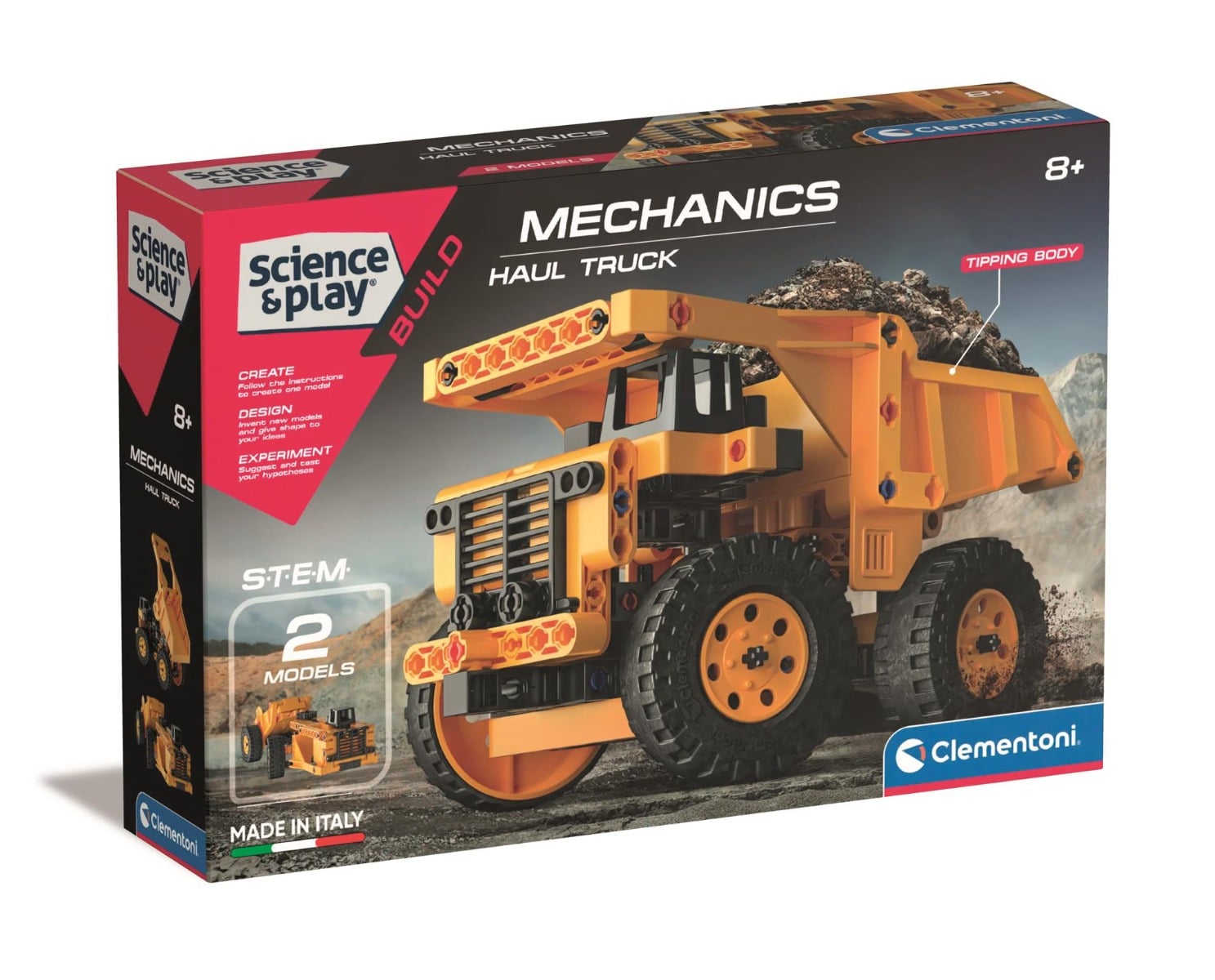 Kit Construcție Camion Basculantă Clementoni