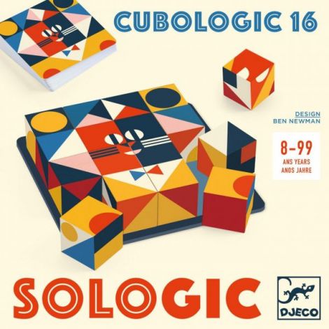 Cubologic 16 Djeco | Joc Inteligență Lemn