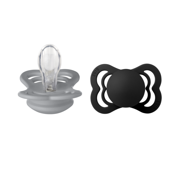 Set 2 Suzete BIBS Supreme Silicon 0+ - imagine 4