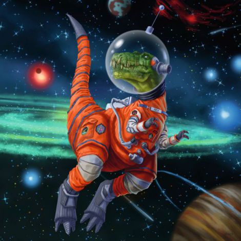Puzzle Dinozauri în Spațiu Ravensburger 3x49 piese - imagine 3