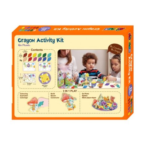 Avenir Kit La Picnic cu Creioane Colorate Spalabile - imagine 3