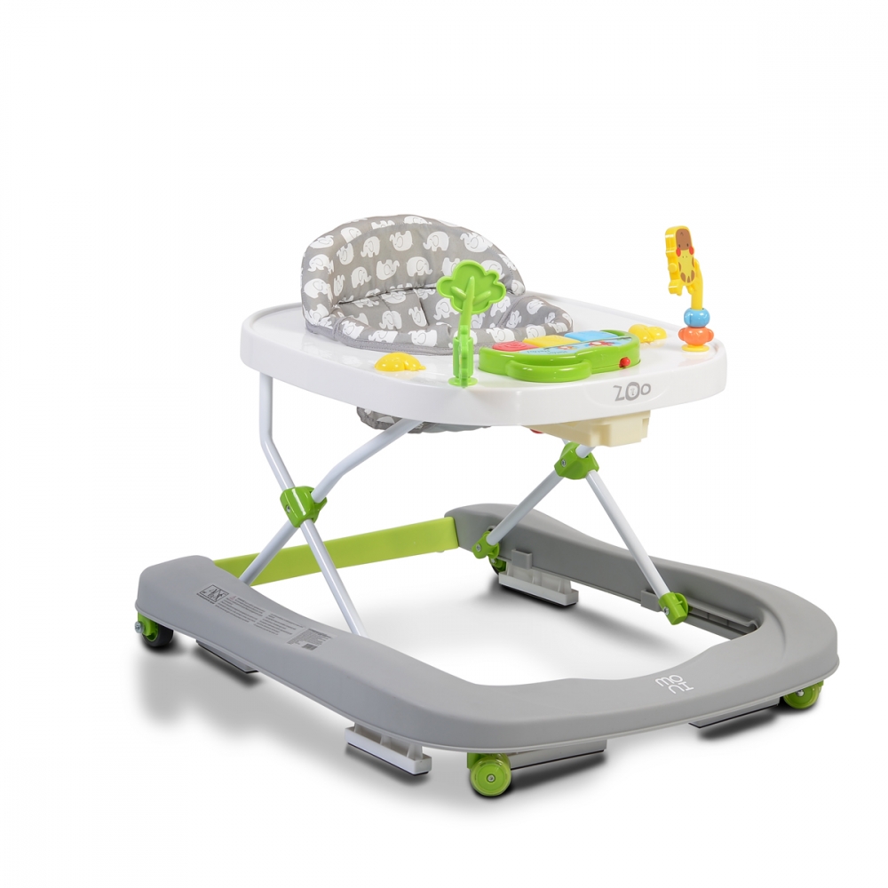 Premergator 2 in 1 Moni Zoo Grey | Primii Pasi Siguri - imagine 7
