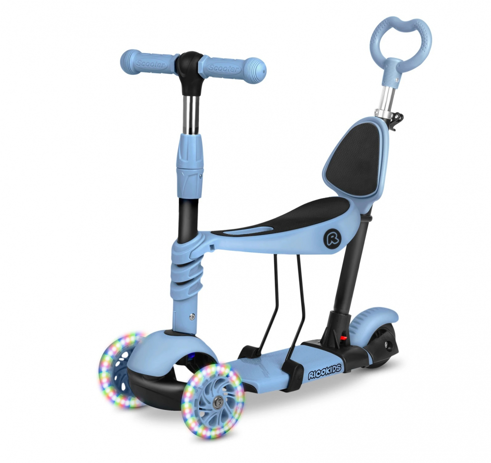 Trotineta 4 in 1 Ricokids Todi Albastru - imagine 9