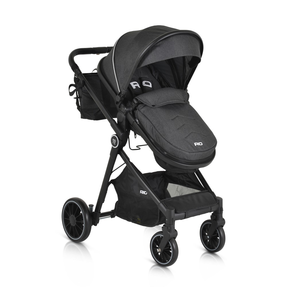 Moni Rio Black 2in1, Cadru Aluminiu, Până la 22kg