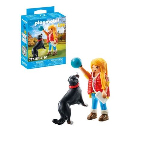 Playmobil Set Femeie și Cățel de Munte