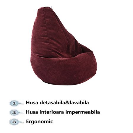 Fotoliu Pufrelax Nirvana Hobbit Mocha