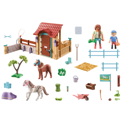 Playmobil Grajd de Ponei - Joc Creativ - imagine 2