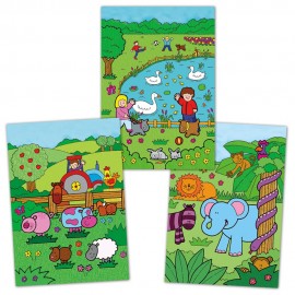 Galt Water Magic: Carte Colorat Animăluțe Reutilizabilă - imagine 2