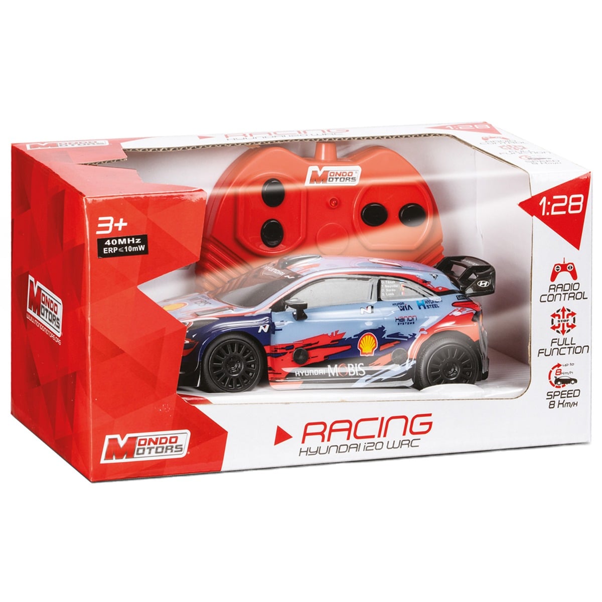 Masina RC Hyundai i20 WRC 1:28 Hot Wheels