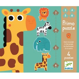 Puzzle Djeco În Junglă, Evolutiv, +2 Ani - imagine 2