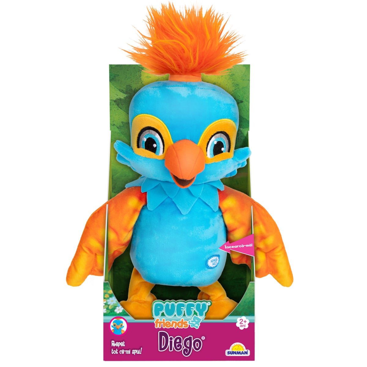 Puffy Friends Diego - Jucărie Interactivă ce Repetă