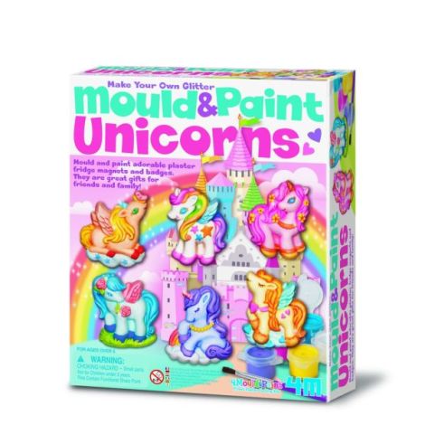 Set Creativ Unicorni cu Sclipici 4M