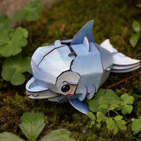 Puzzle 3D Delfin cu Sunete Mieredu - imagine 8