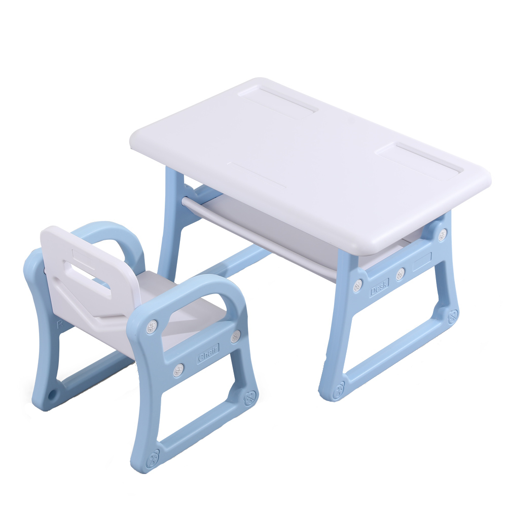 Masa de studiu Nichiduta School Blue cu scaunel - imagine 4