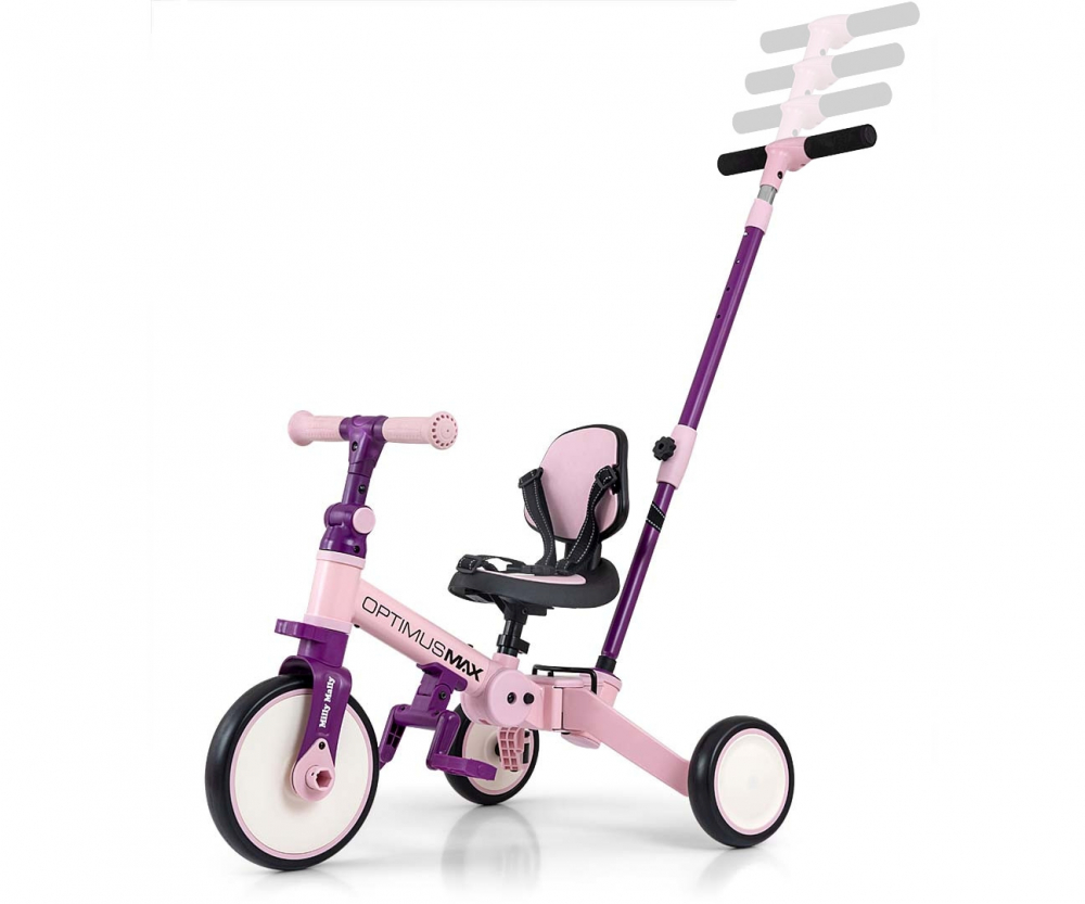 Tricicleta Milly Mally Optimus Max 5 în 1 Reglabilă