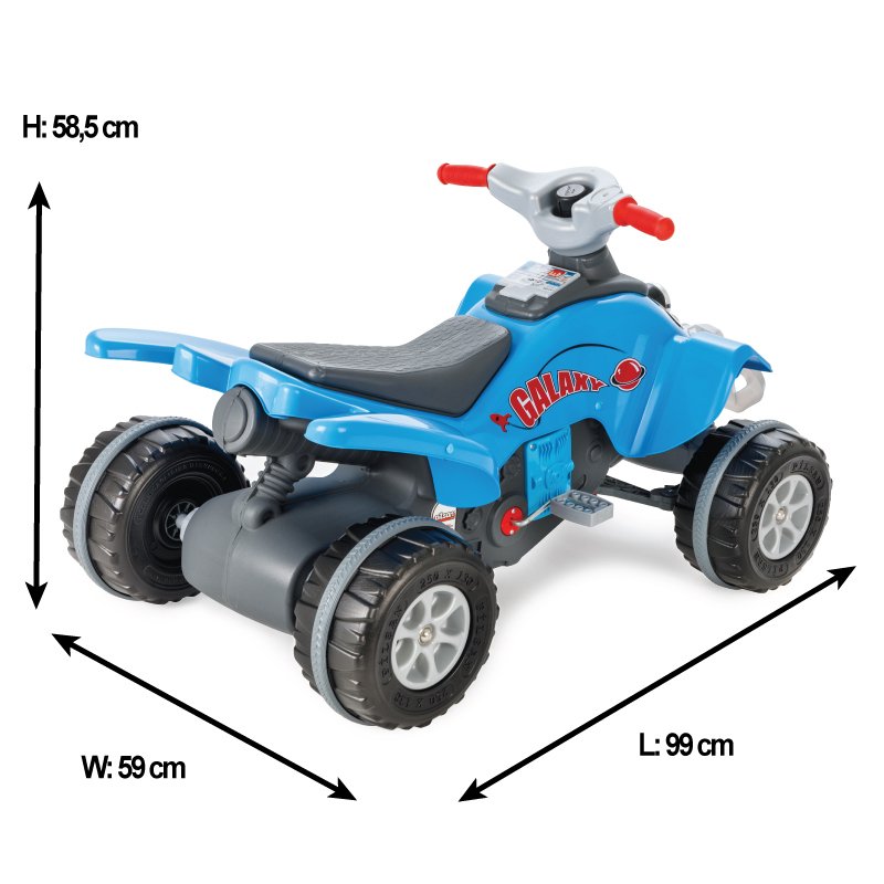 ATV Pilsan Galaxy Blue pentru Copii 3-35kg