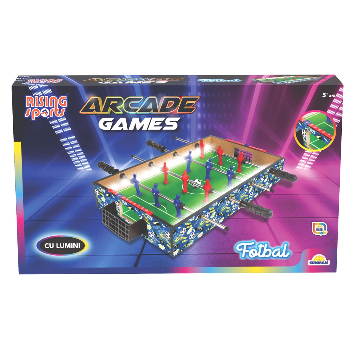 Masa Fotbal LED Rising Sports, Joc Interactiv