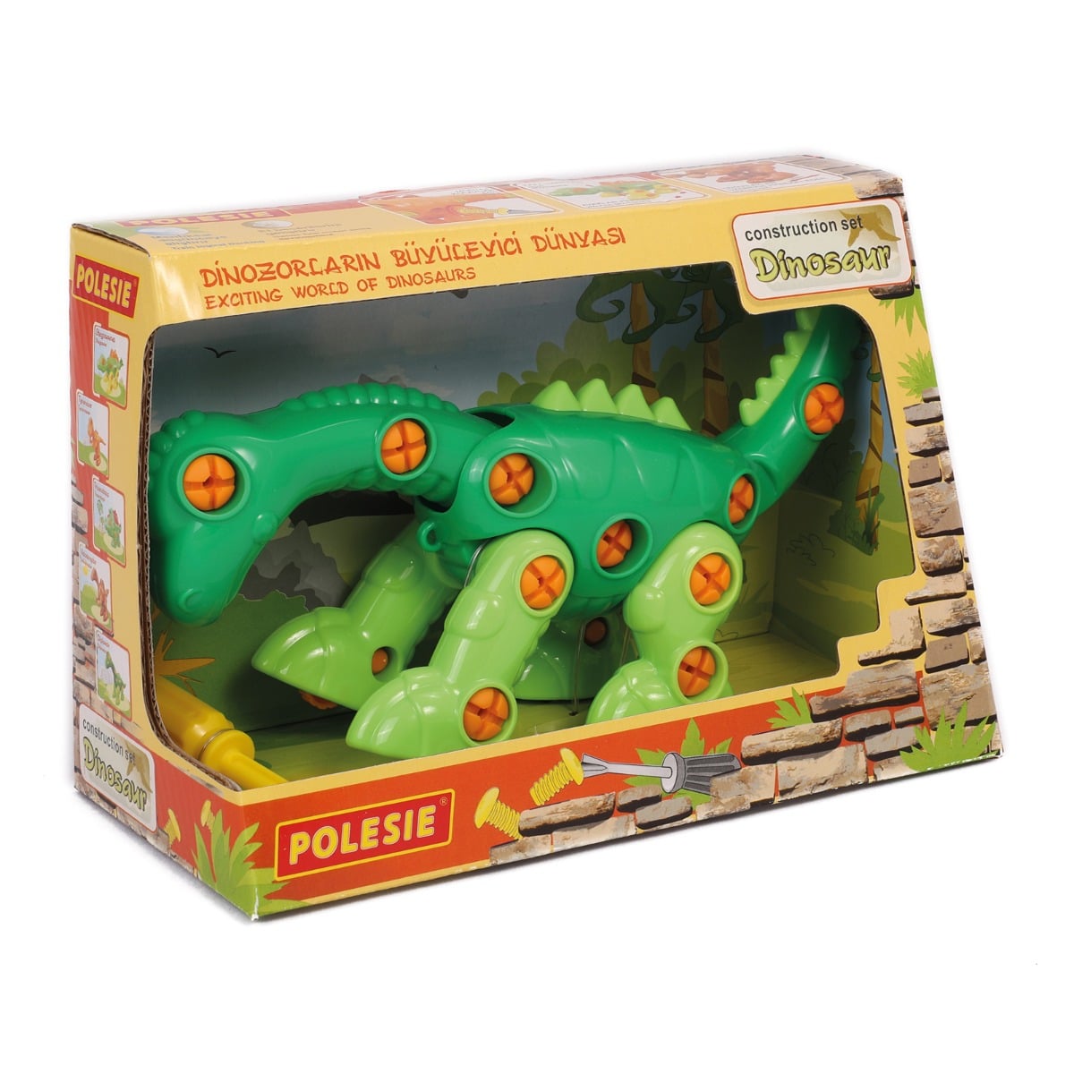 Set Constructie Diplodocus Polesie | 22 cm