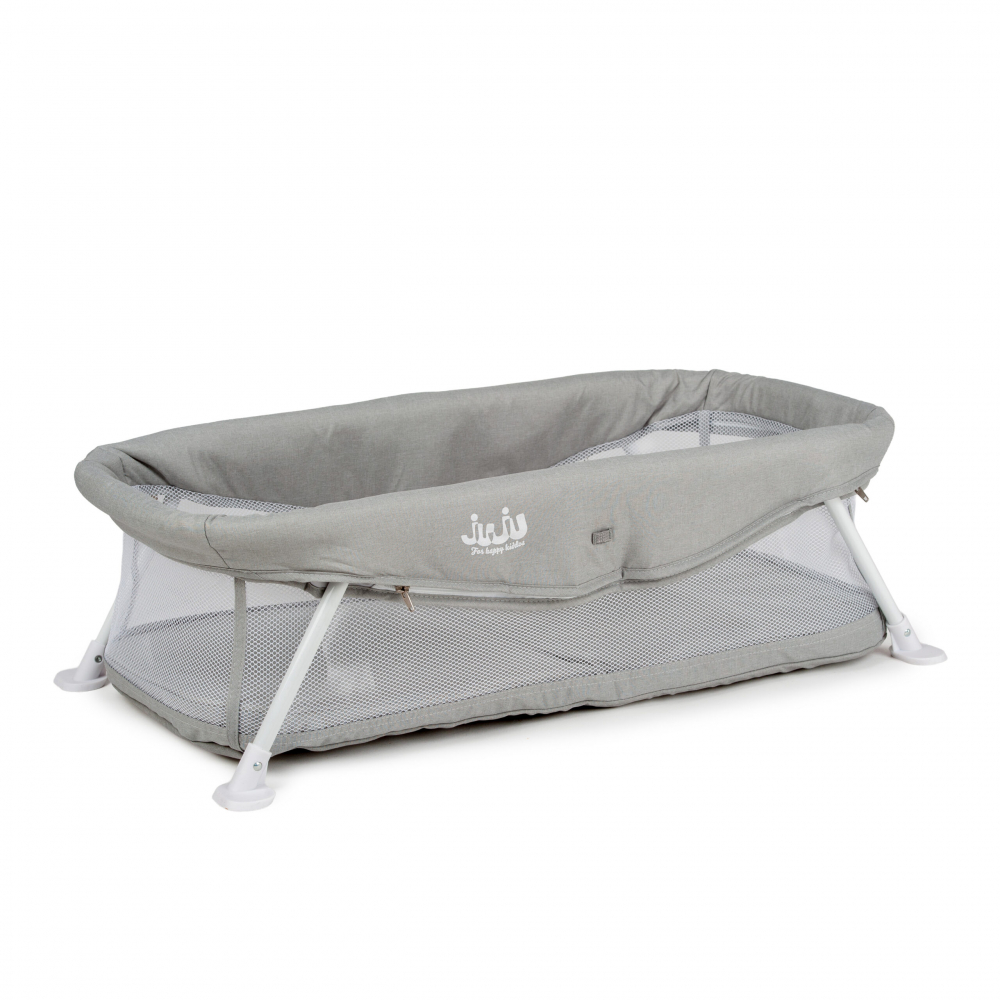 Patut Portabil Juju Little Dreamy Gri - Siguranta & Confort - imagine 2