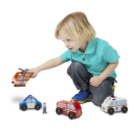 Set Vehicule Intervenție Melissa & Doug - imagine 2