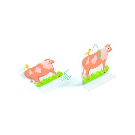 Set Stickere Ferma Djeco Reutilizabile 3D - imagine 4