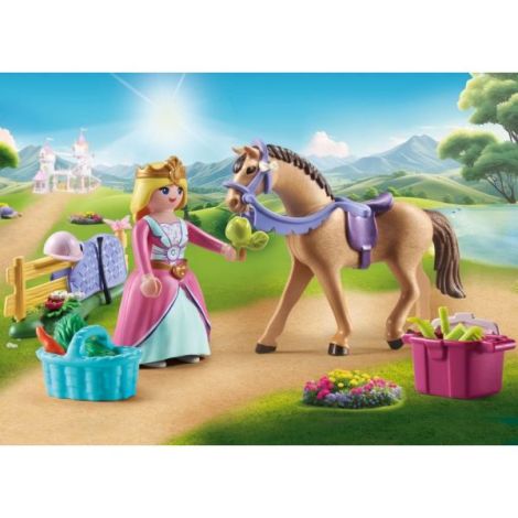 Playmobil Set Printesa si Calut | Jucarie Creativa - imagine 4