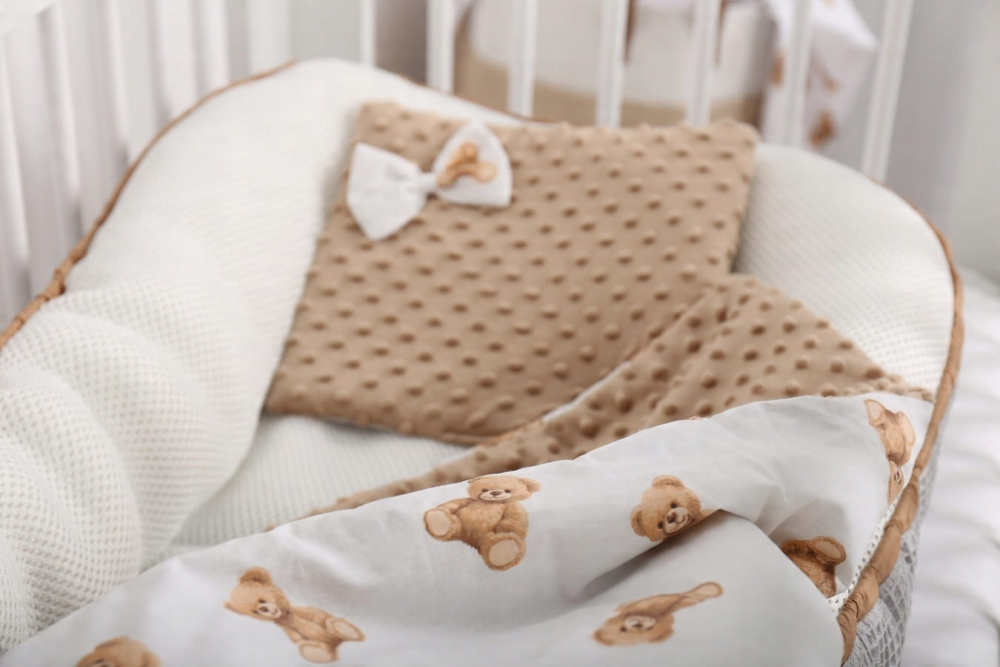 Set BabyMam Paturica + Pernuta Bej, Confort Maxim - imagine 2