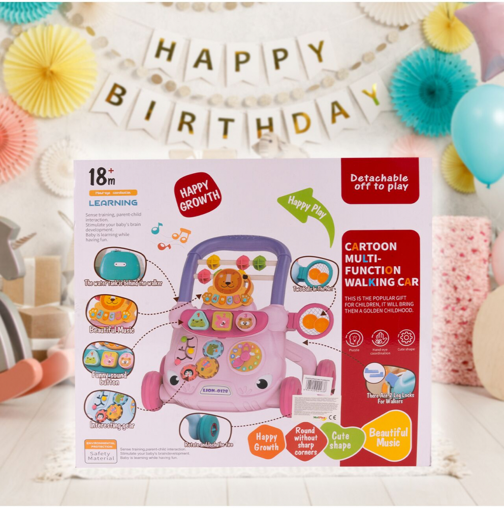 Antepremergator Malplay educativ Lion Pink - imagine 7