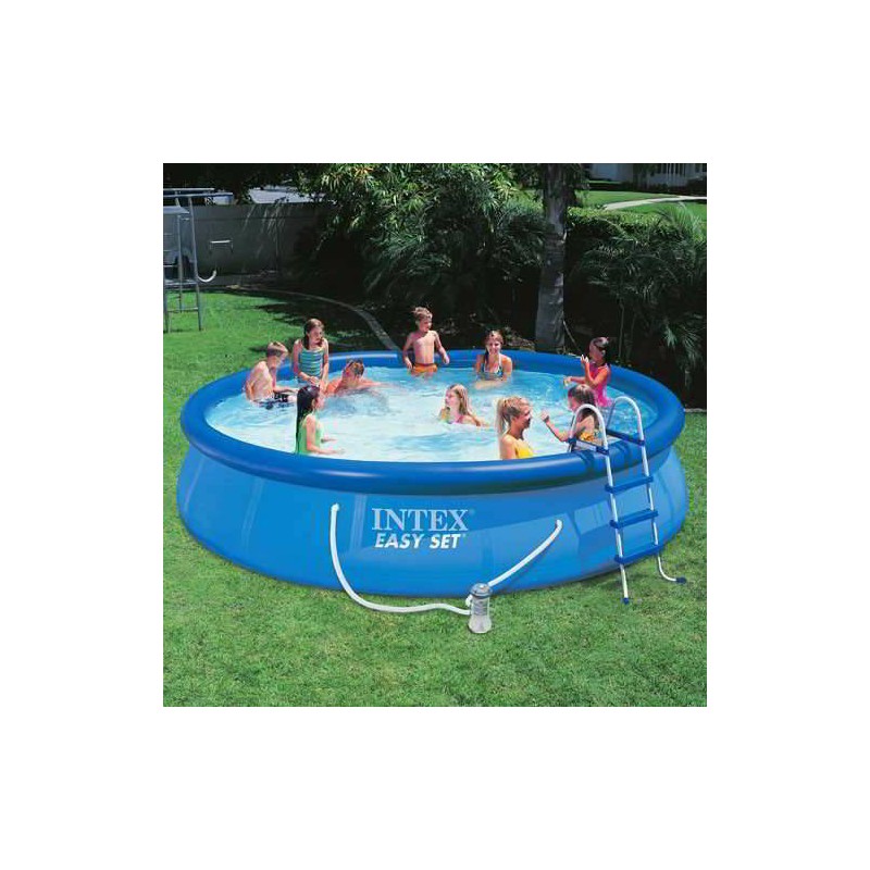 Piscina Intex Easy Set 457x91 cm Familia