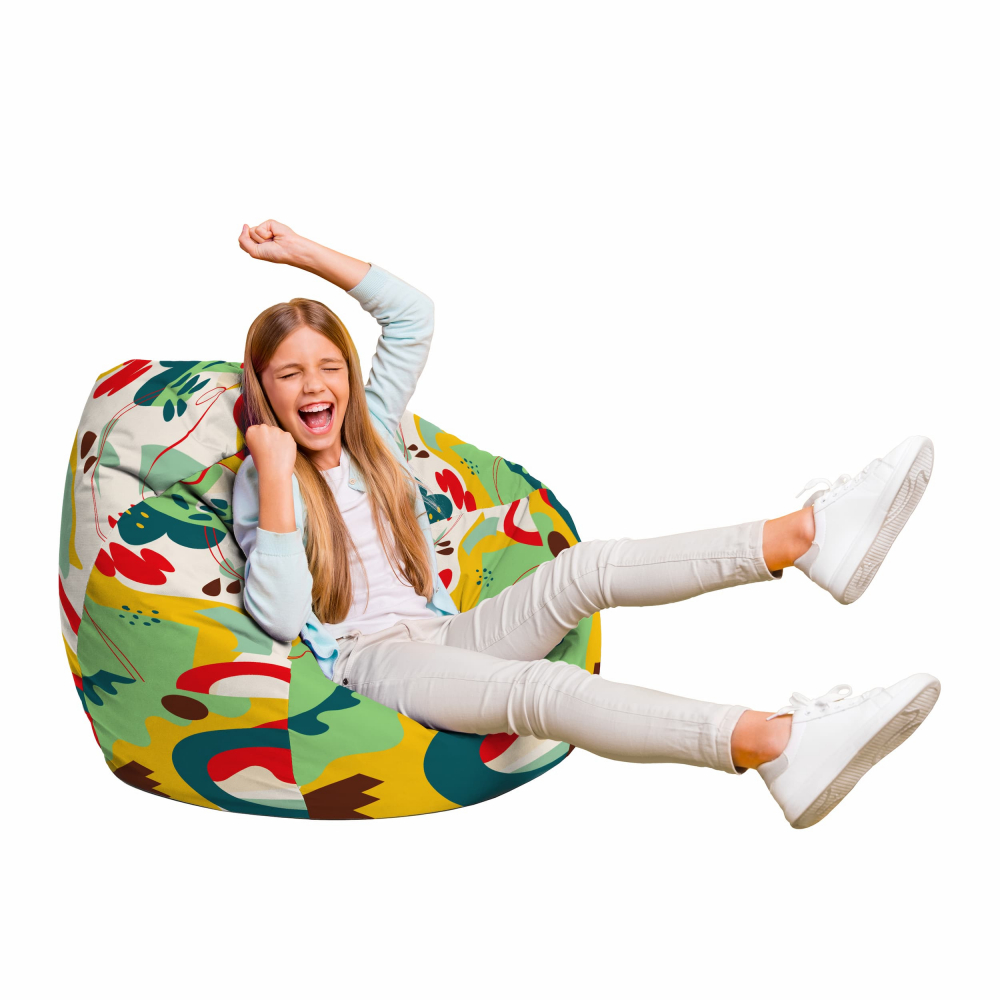 Fotoliu Puf Updeco Jungle Verde Relaxare - imagine 2