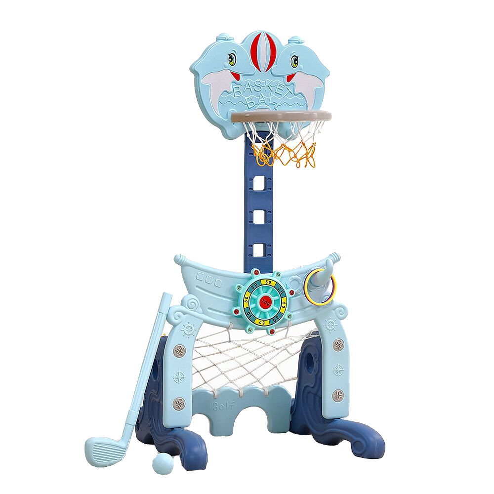 Set Joaca 4 in 1 Nichiduta Garden Dolphin Blue - imagine 8
