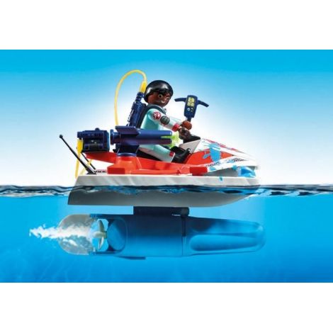 Playmobil Ghostbusters Zeddemore & Jetski - imagine 4
