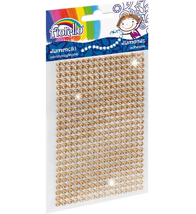 400 Diamante Galbene Autoadezive Fiorello