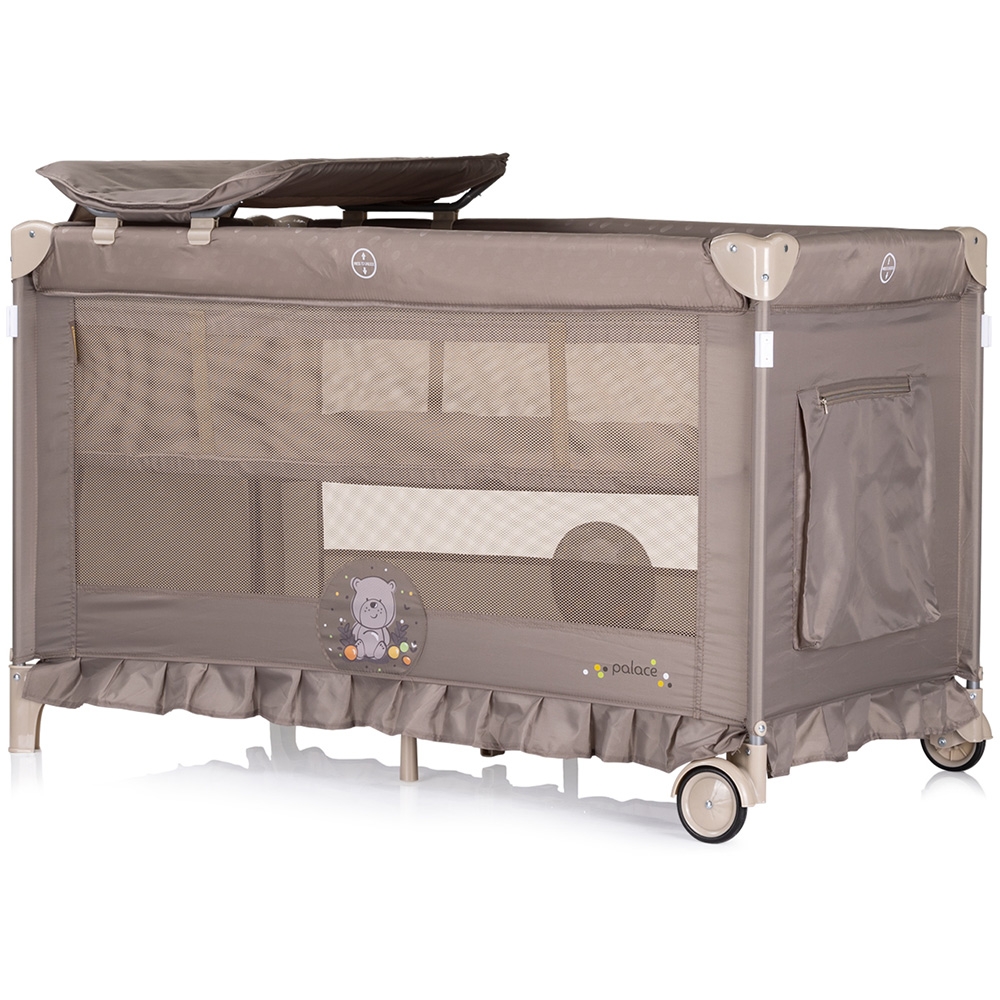Chipolino Palace Bear - Patut pliabil pentru bebe - imagine 3