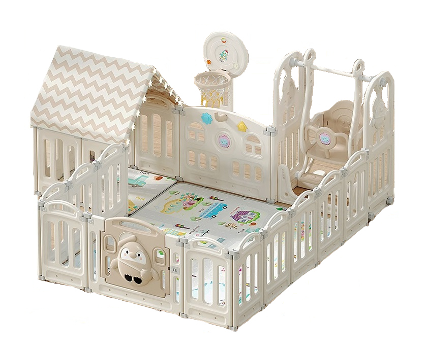 Gardulet Nichiduta Garden Pinguin White cu Casuta si Leagan - imagine 2