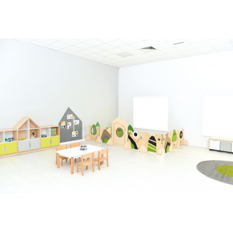 Set Paravane Flora Moje Bambino - Separare Spațiu Grădiniță - imagine 3