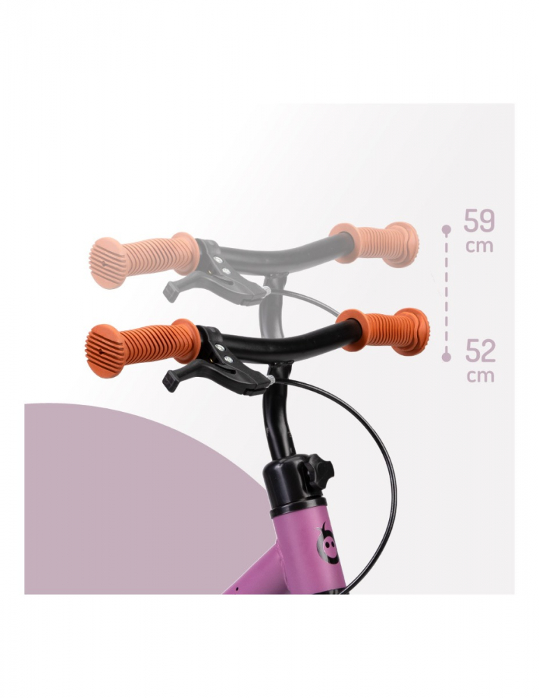 Bicicleta Momi Breki Purple 12 inch, fără pedale - imagine 4