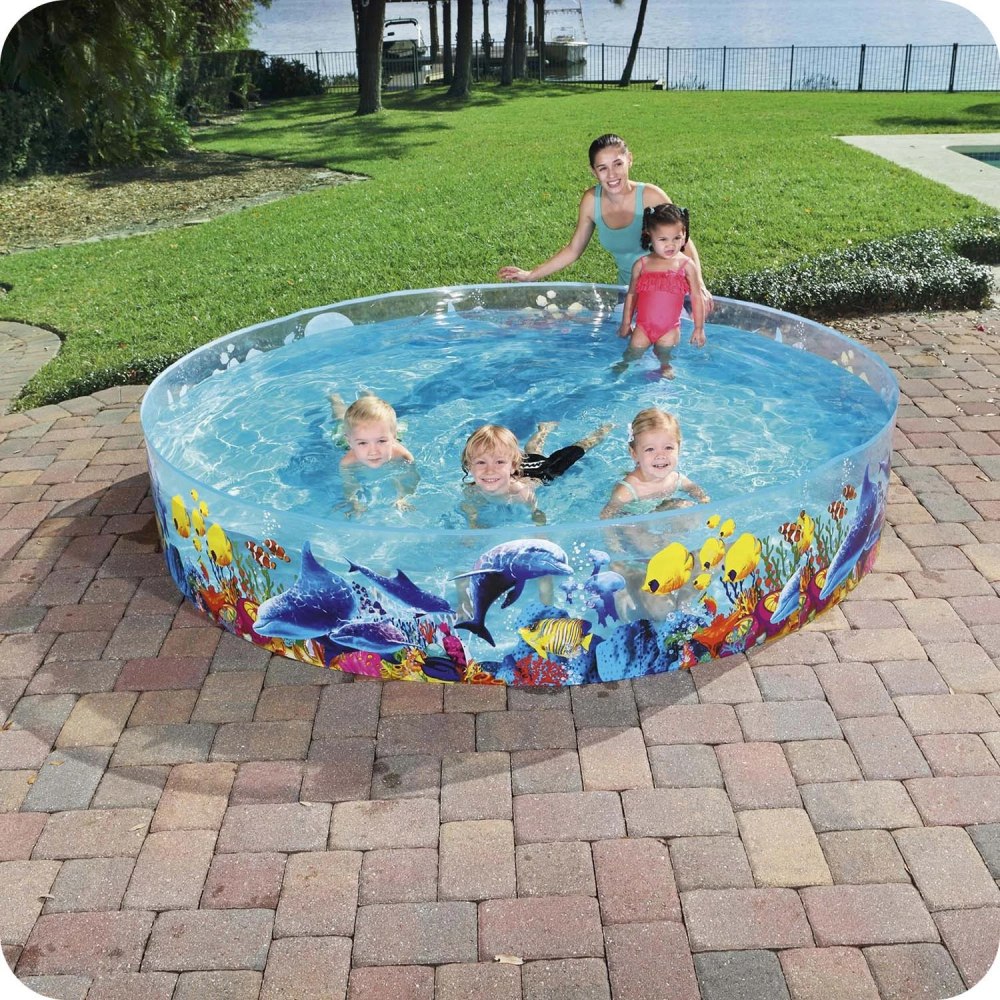 Piscina Bestway 244cm - Setup Rapid - imagine 4