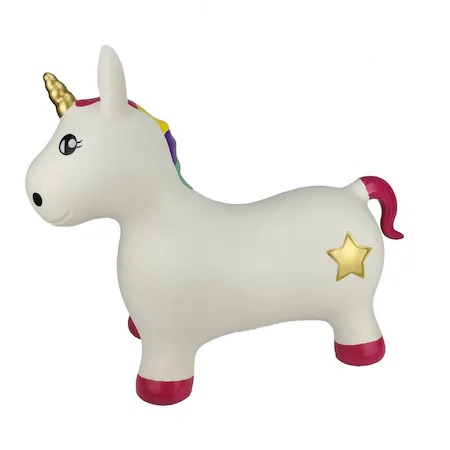Unicorn Gonflabil Skippy Buddy Alb 61 cm - imagine 4