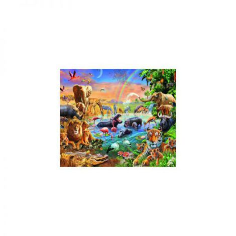 Puzzle Izvor în Junglă, 100 piese, Ravensburger - imagine 2